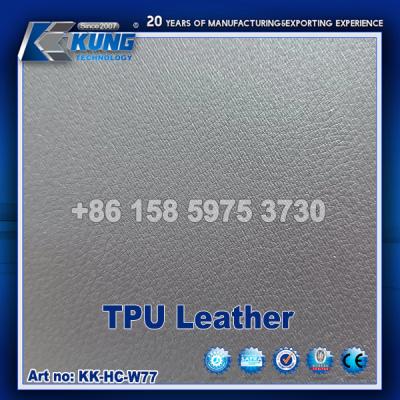 China Embossed Printed Shoe Making Materials TPU Synthetic Leather Abrasion Resistant for sale