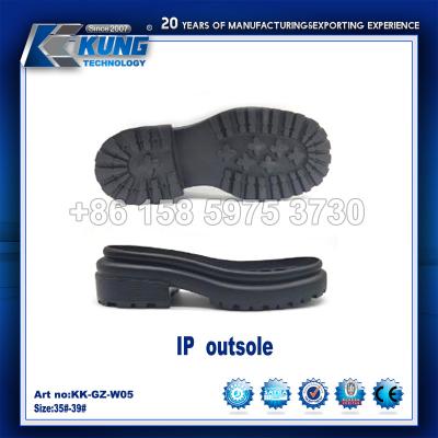 China Durable Breathable Rubber Out Sole , Wear Resistant Leather Outer Sole for sale