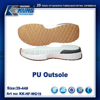 China Customized Color Rubber PU EVA Outer Sole Nontoxic Waterproof 39 - 44 Size en venta