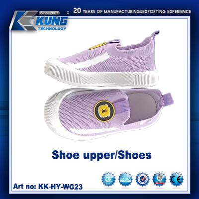 中国 Non Slip  Children Safety Shoes Upper With Customized Logo Printing 販売のため