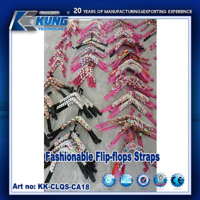 China Fashionable Flip Flop Strap PVC Strap Shoe Making Accessories for sale