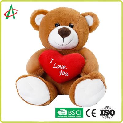 China Angelber 33cm Teddy Bear Hugging A Heart Super Soft 100 Safe Material for sale