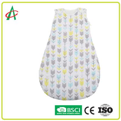 China Breathable 45*70 CM Infant Sleeping Bag 0.5 Tog To 2.5 Tog 2-Way Zipper for sale