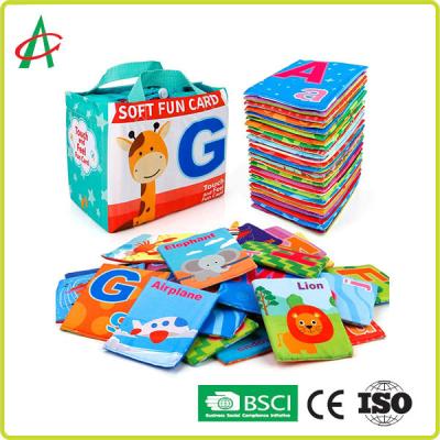 China Polyester Early Education Alphabet Soft Books For Infants for sale