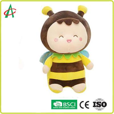 China Polypropylene Plush Filling Polyester Fabric Bee Plush Toy for sale