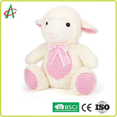 China No Irritation 20cm PP Cotton PV Velvet Sheep Plush Toy for sale