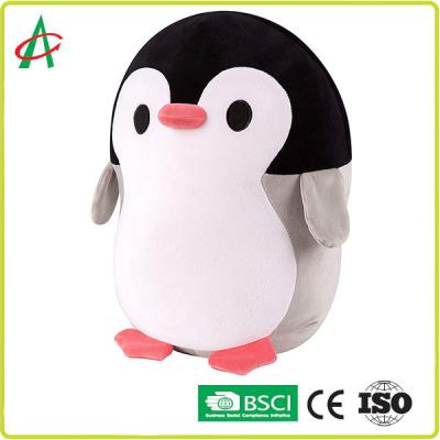 China Long Pile Fur Stuffed Penguin Toy BSCI Certified for sale