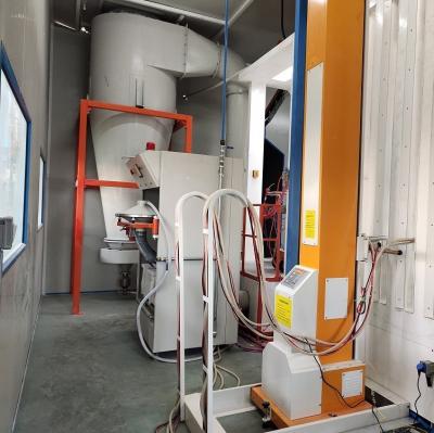 Cina Linea di rivestimento automatica manuale di alluminio della polvere con il robot di spruzzatura in vendita
