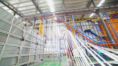 China ABD Metal Powder Coating Line System With Stainless Steel Powder Coating Booth for sale