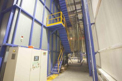 China Metal Coating Machinery Vertical Powder Coating Lines Manufacturer Curing Oven Customized Voltage for sale