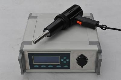 China Plastic Fabric Ultrasonic Handheld Spot Welding Machine Autofrequency Tuning for sale