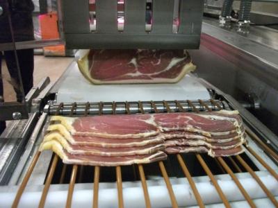 Chine Découpeuse ultrasonique des véhicules à moteur de nourriture pour la coupe de boeuf de porc de saucisse à vendre