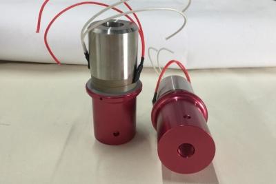 China High power 20 Khz Ultrasonic Converter with 2 Ceramics , piezoelectric ultrasound transducer for sale