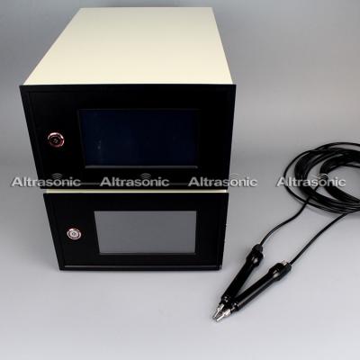 China Step or continuous Ultrasonic Plastic Welding Equipment / Wire Embossing Machine for sale