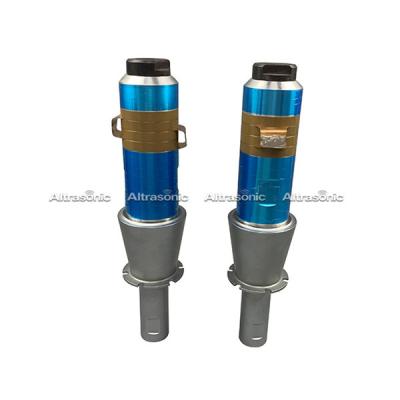 China 2600w Ultrasonic Welding Transducer , High Power Ultrasonic Transducer With Aluminum Booster for sale