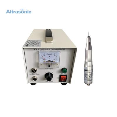 China 40Khz Frequency Portable Ultrasonic Cutting Machine With Replaceable Blade for sale