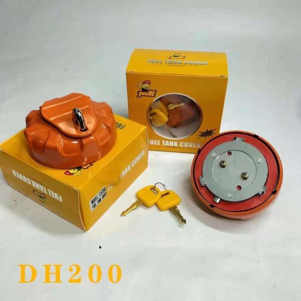 Quality Yellow Excavator Fuel Tank Cover 7X-7700 349-7059 3497059 7X7700 Fuel Cap for sale