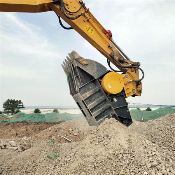 Quality Fine Screening Excavator Rock Bucket Construction Loader Stone Crusher Bucket for sale