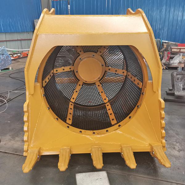 Quality Customizable Rotary Screen Bucket Construction Hydraulic Excavator Sieve Bucket for sale