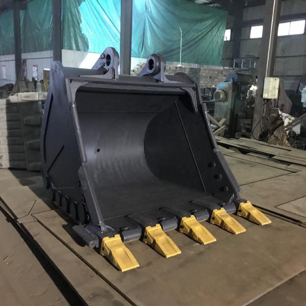 Quality Excavator Heavy Duty Rock Digging Bucket Q355B For 20T - 100T Excavator Backhoe for sale