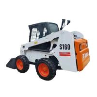Quality Used Mini Skid Steer Loaders Bobcat S160 T300 S70 S75 A200 A220 S185 for sale