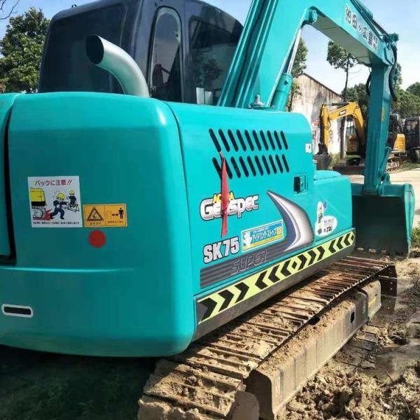 Quality Sk60 Sk75 Used Small Excavator 6.85 Ton Second Hand Mini Digger for sale