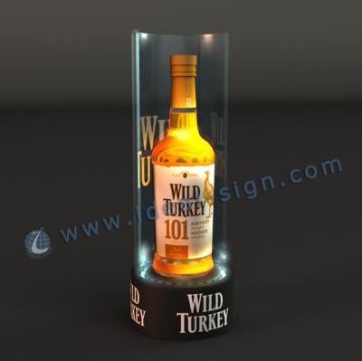 China Wild Turkey Brand LED Bottle Glorifier Acrylic for Exhibiting or Advertising for sale