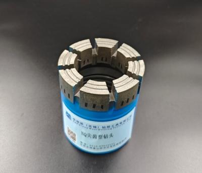 China Turbo Profile Diamond Core Bit , Impregnated Diamond Bit Iso Certification for sale