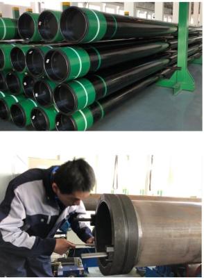 China Materia prima del tubo H -40 J55 K55 L80 N80 C90 C110 de la cubierta de la producción petrolífera en venta