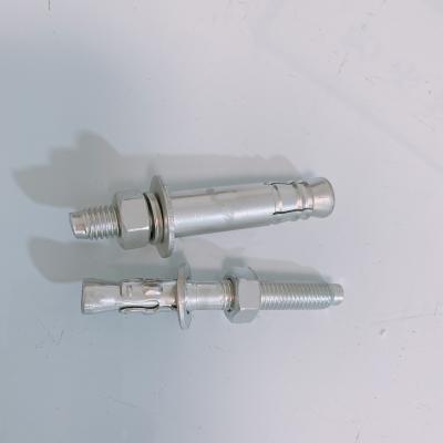 China 304 316 Stainless Steel Expansion Anchor Bolt Wedge Anchor M10 M12 Concrete Bolts for sale