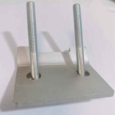 중국 OEM 직류 전기로 자극된 고정 스틸 U 자형 볼트 빔 클램프 지주 Ｃ 광택처리 ISO9001 판매용