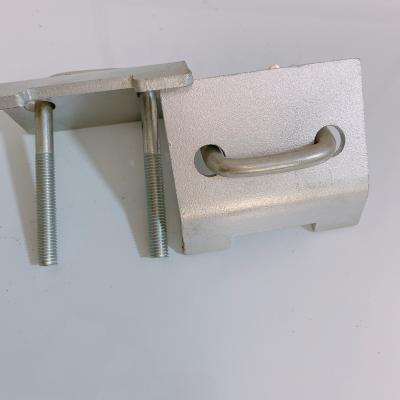 China Silkscreening Right Angle Stainless Steel Beam Clamps Malleable Iron 1In Pvd Coating for sale