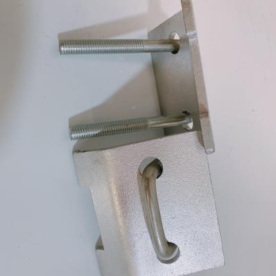 China Electroplated Right Angle Stainless Steel Beam Clamps Malleable Iron 1In Pvd Coating for sale