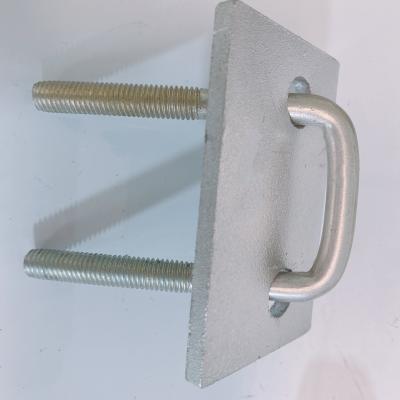 China Polished Right Angle Stainless Steel Beam Clamps Galvanized Rigid Conduit Clamp for sale