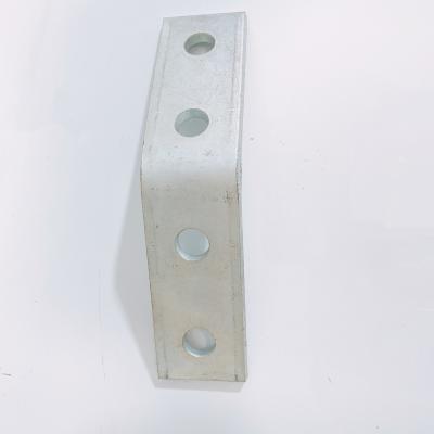 China o suporte de conector do ângulo do gancho da viga de 1.2mm personalizou a cinta de canto direita de aço à venda
