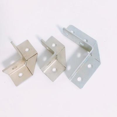China 1.2mm 90 Degree Stainless Steel Angle Connector Bracket Iron L Corner Bracket Galvanized for sale