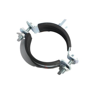 China M8 M10 Pg Rubber Lined Strut Channel Pipe Clamp R Types Hose Clamps RoHs zu verkaufen