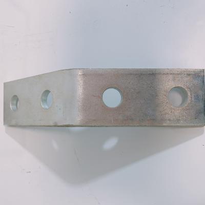 中国 炭素鋼の角度のコネクター ブラケットの金属ブラケットはめっき1.2mmを亜鉛でメッキする 販売のため