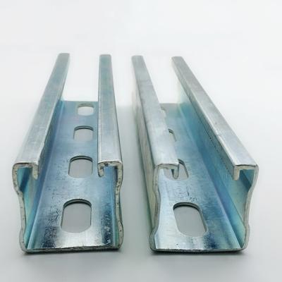 China 304 Stainless Steel Hot Rolled Channel Perforated HDG Unistrut Channel 41 X 41mm for sale