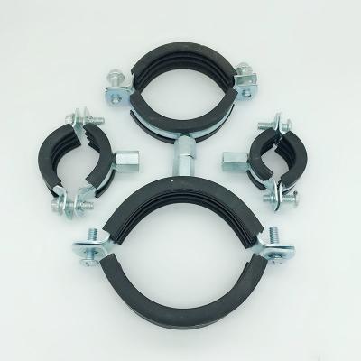 China ODM Pipe Riser Clamp 120*30*50mm Metal Adjustable Swivel Pipe Clamps for sale
