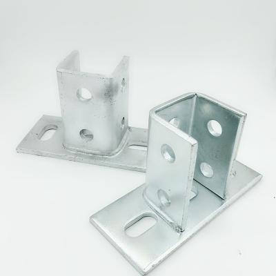 China Carbon Steel Connector Strut Channel Fittings RGD Strut Channel Brackets Galvanized for sale
