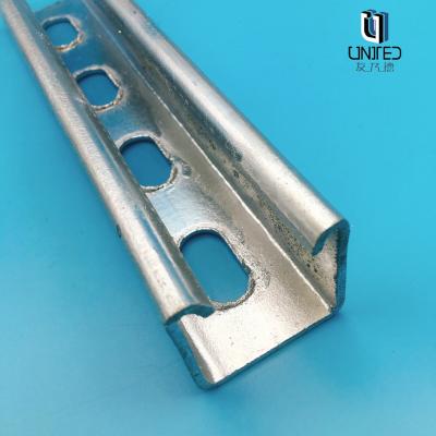China Pre Galvanized 41mm X 41mm C Type Steel Channel For Photovoltaic Bracket System for sale