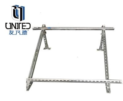 Китай Slotted Strut C Channel Solar Mounting Structures For Ground Mounting продается