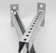 China Concrete Diagonal Brace 316L Steel Plate Brackets Metal Bracket Seismic 10mm ASME for sale