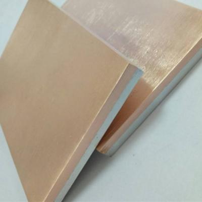 Chine Plaque tubulaire en laiton de chaudière de revêtement de feuille plaquée de cuivre DIN pour l'usage industriel chimique à vendre