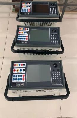 Chine 0,5 affichages triphasés tétraphasés d'affichage à cristaux liquides d'équipement de test de relais de protection de PC incorporé de classe à vendre