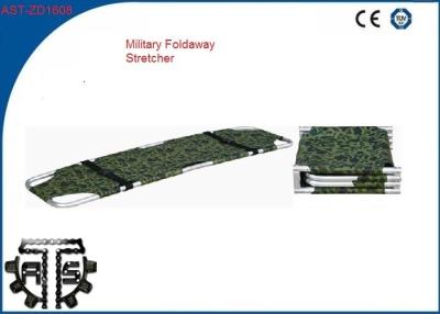 China Aluminum Alloy Lightweight Army Stretcher Lightweight Foldable First Aid Stretcher for sale