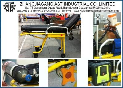 China Os berços 6082 da ambulância do EMS do salvamento da evacuação auto dobram acima o dispositivo IV Pólo do fechamento à venda