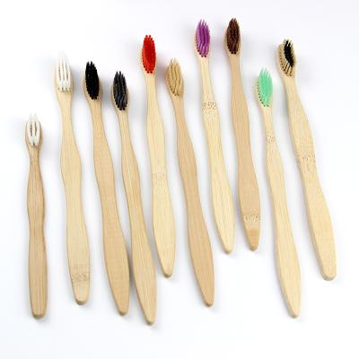 China Wholesale cepillo de bamboo ultra fine charcoal bamboo toothbrush cepillos de dientes bamb en venta