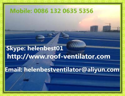 China 680mm Roof turbo ventilators for warehouse stainless steel for sale